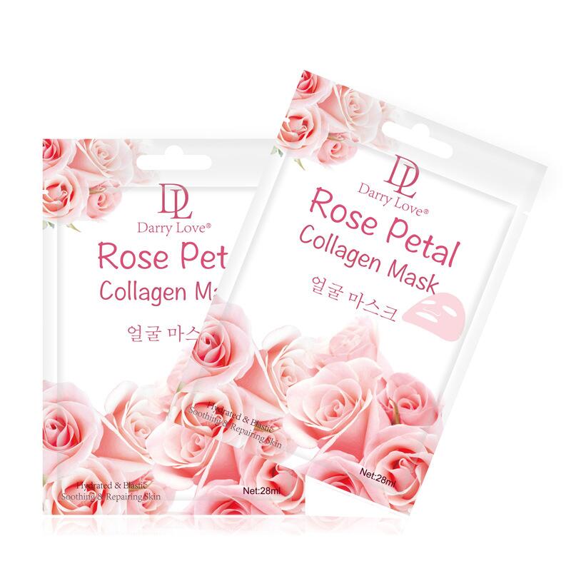 Foreign trade cross-border DARRY LOVE Rose mask Moisturizing Hydrating Repairing Mask fruit facial mask details Picture