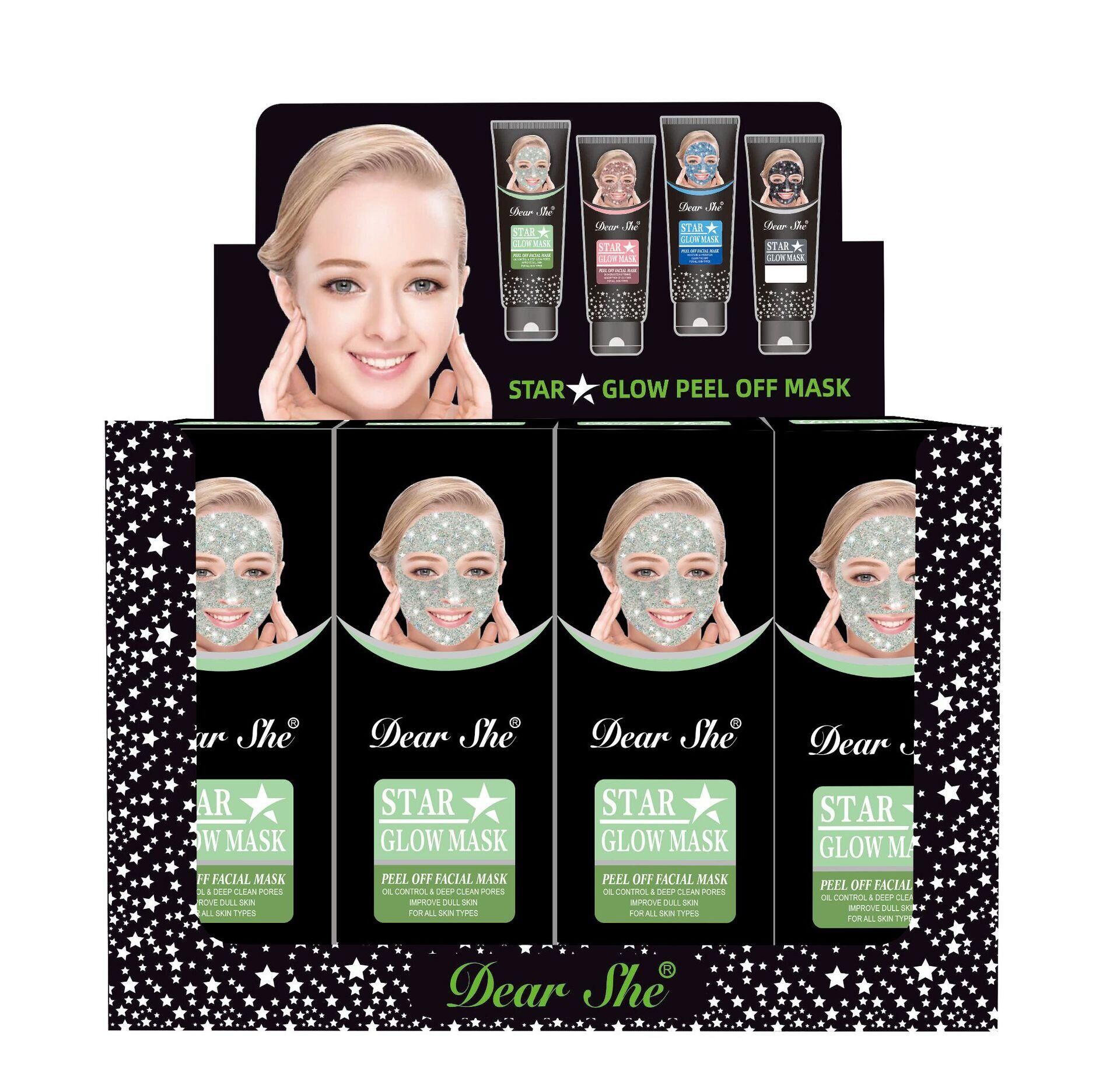 Cross-border Starry Sky Mask Peel-off Cleansing Mud Mask for hydrating, moisturizing, removing pores, blackheads and keratin is in stock full figure
