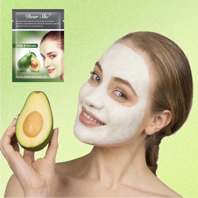 Dear She Avocado Mask, peel-off head Mask/Nose mask, clean pores, absorb oil, cross-border export Specification drawing