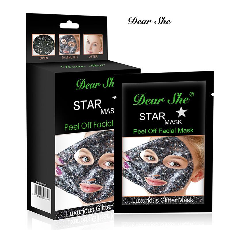 Cross-border wholesale Amazon Starry Sky peel-off mask hydrates, brightens complexion, softens and refines pores full figure