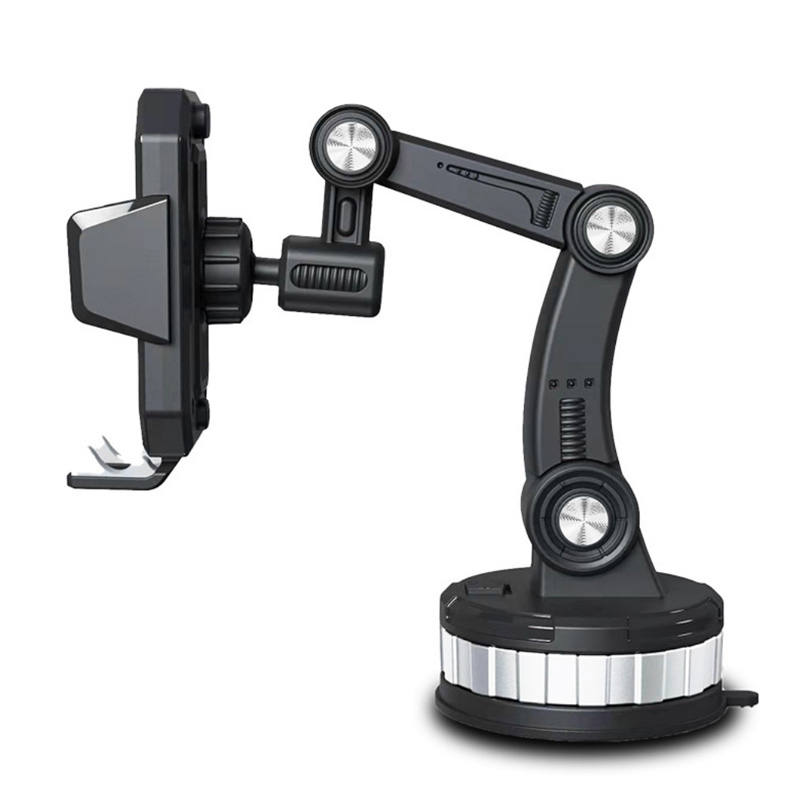 CZ031 Rotary suction cup mobile phone stand, car suction cup mobile phone stand, upgraded center console, retractable windshield, car mobile phone stand Application Scenario
