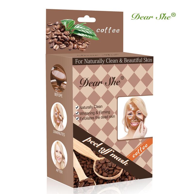 Dear She Coffee Mask Cleansing Snow Skin Peel-off Mask Brightening Deep Cleansing Manufacturer for Men and Women Item Picture