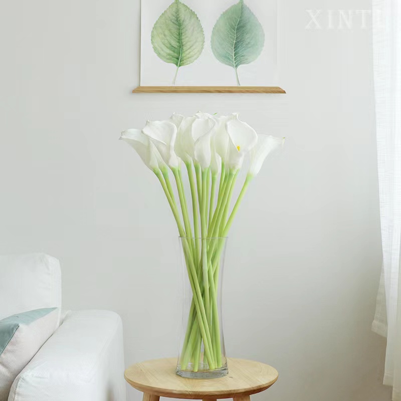 Simulation flower feel PU medium calla lily wedding props flower home decoration Calla lily simulation flower thumbnail