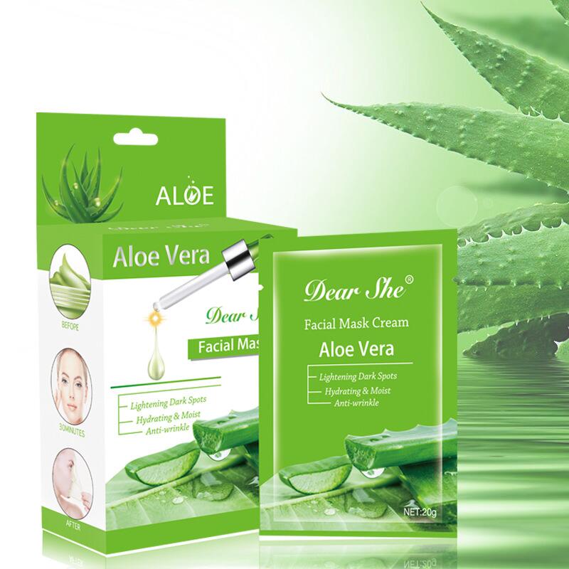 Dear She Aloe Vera Blackhead Mask Mineral Mud Acne and Blackhead Removal Nasal Mask Specification drawing