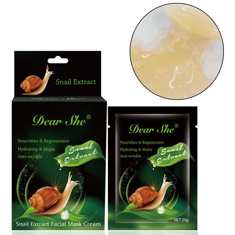 Dear She Snail Essence Blackhead Absorbing Mask Cross-border Wholesale Blackhead Pores Application Scenario