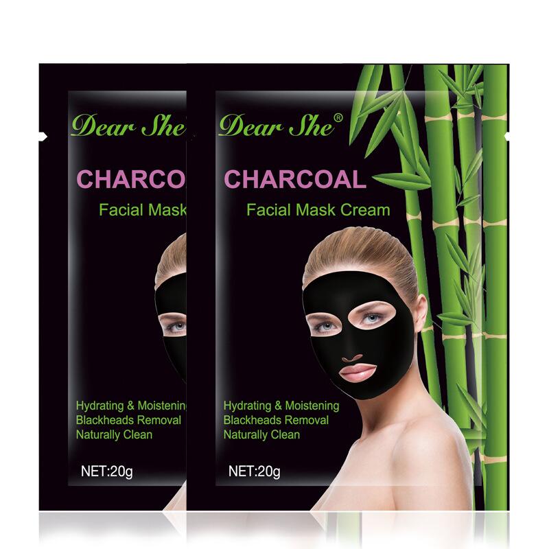 Dear She Cross-border Bamboo Charcoal Blackhead Mask Removes Blackheads and Acne, cleanses pores, face mask Peel-off Blackheads Specification drawing