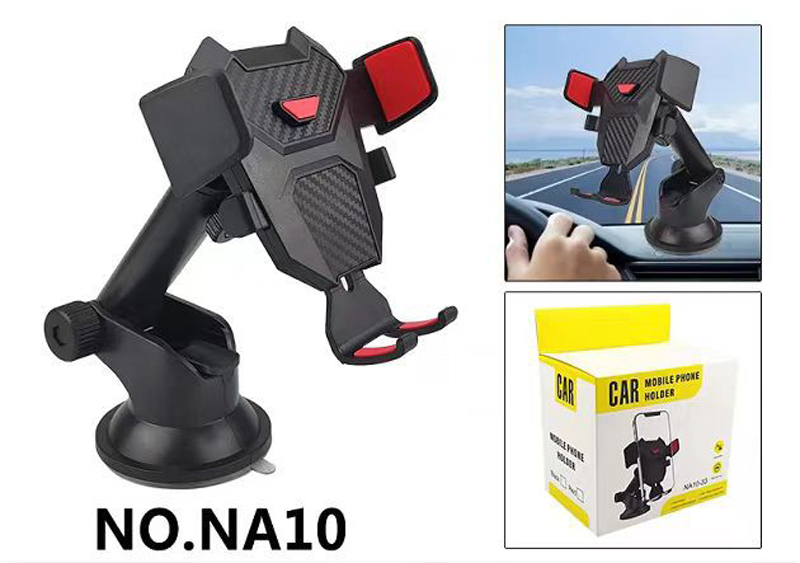 NA10-33吸盘手机支架 汽车吸盘手机支架中控台升级伸缩挡风玻璃车载手机支架详情1