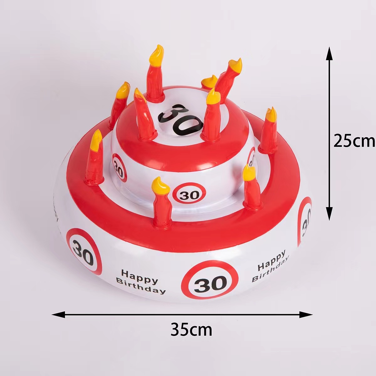 PVC充气蛋糕 充气生日蛋糕帽 节日礼品 广告 客户自定义logo详情8