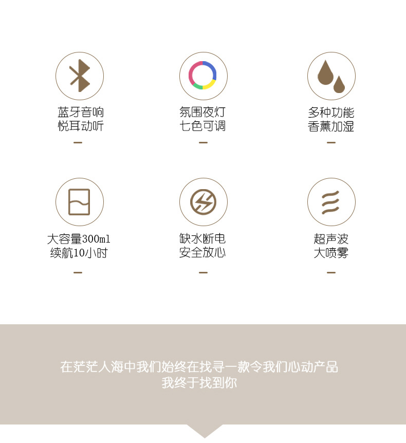 Новый bluetooth-усилитель ароматических аппаратов на домашнем рабочем столе, семицветный ультразвуковой ароматизатор pic 2