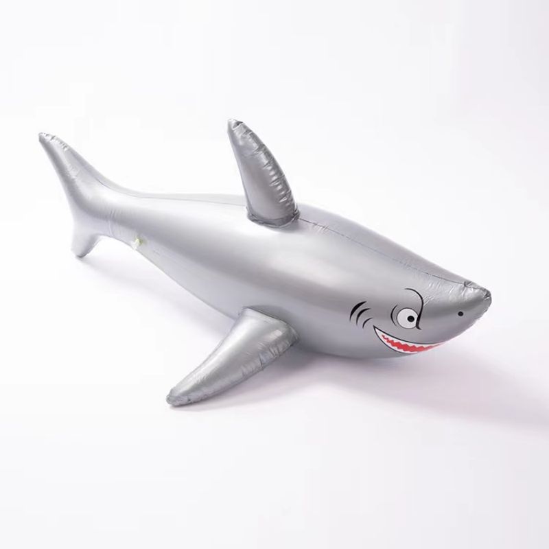 Hot environmental protection PVC inflatable shark inflatable simulation animal inflatable dance floor dress up toy source manufacturers direct sales thumbnail