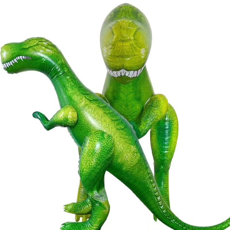 亚马逊霸王龙玩具 充气恐龙 大号绿色PVC加厚儿童玩具 玩具批发详情1