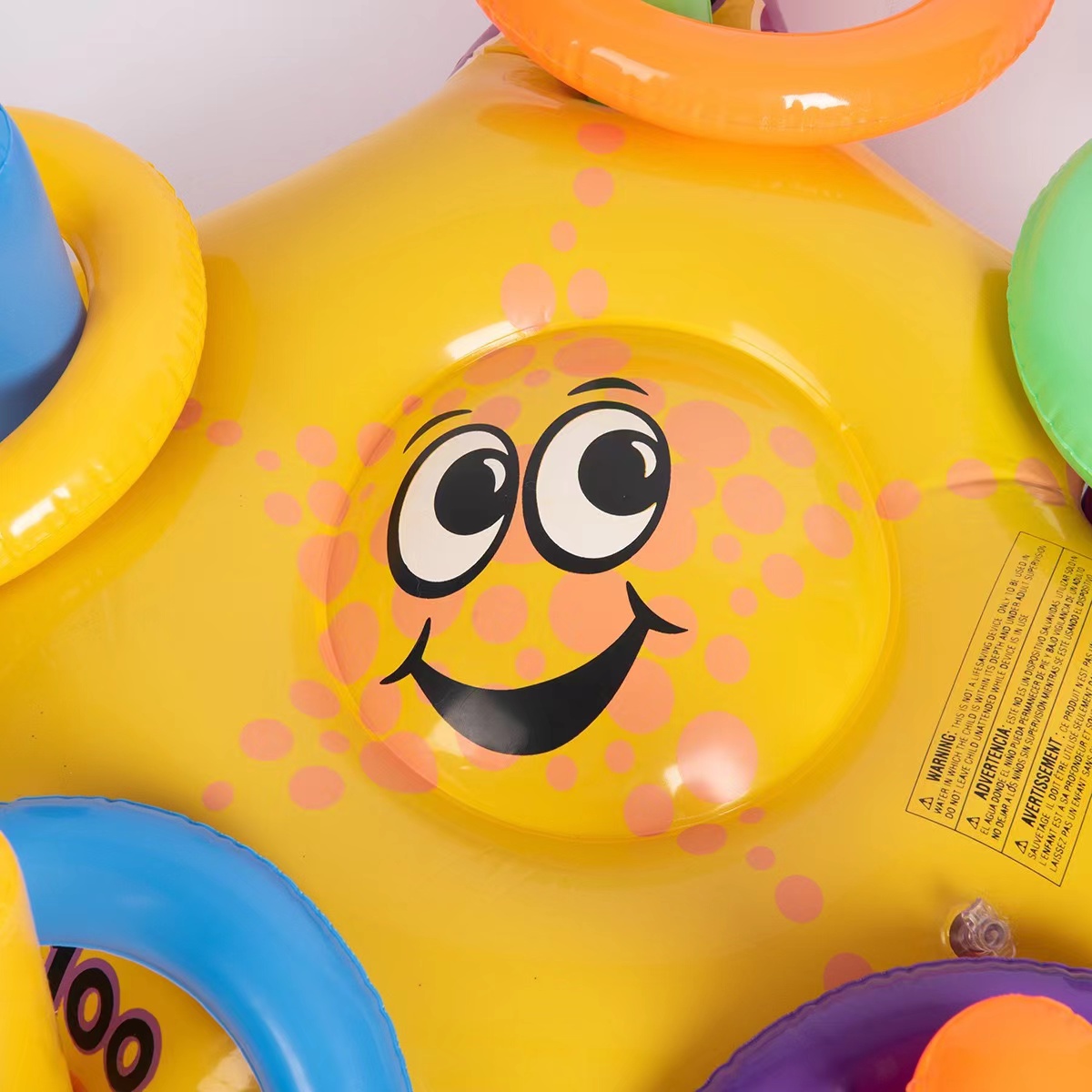 pvc充气圆圈 充气儿童玩具套圈亲子互动套圈 投掷 充气戏水玩具详情3