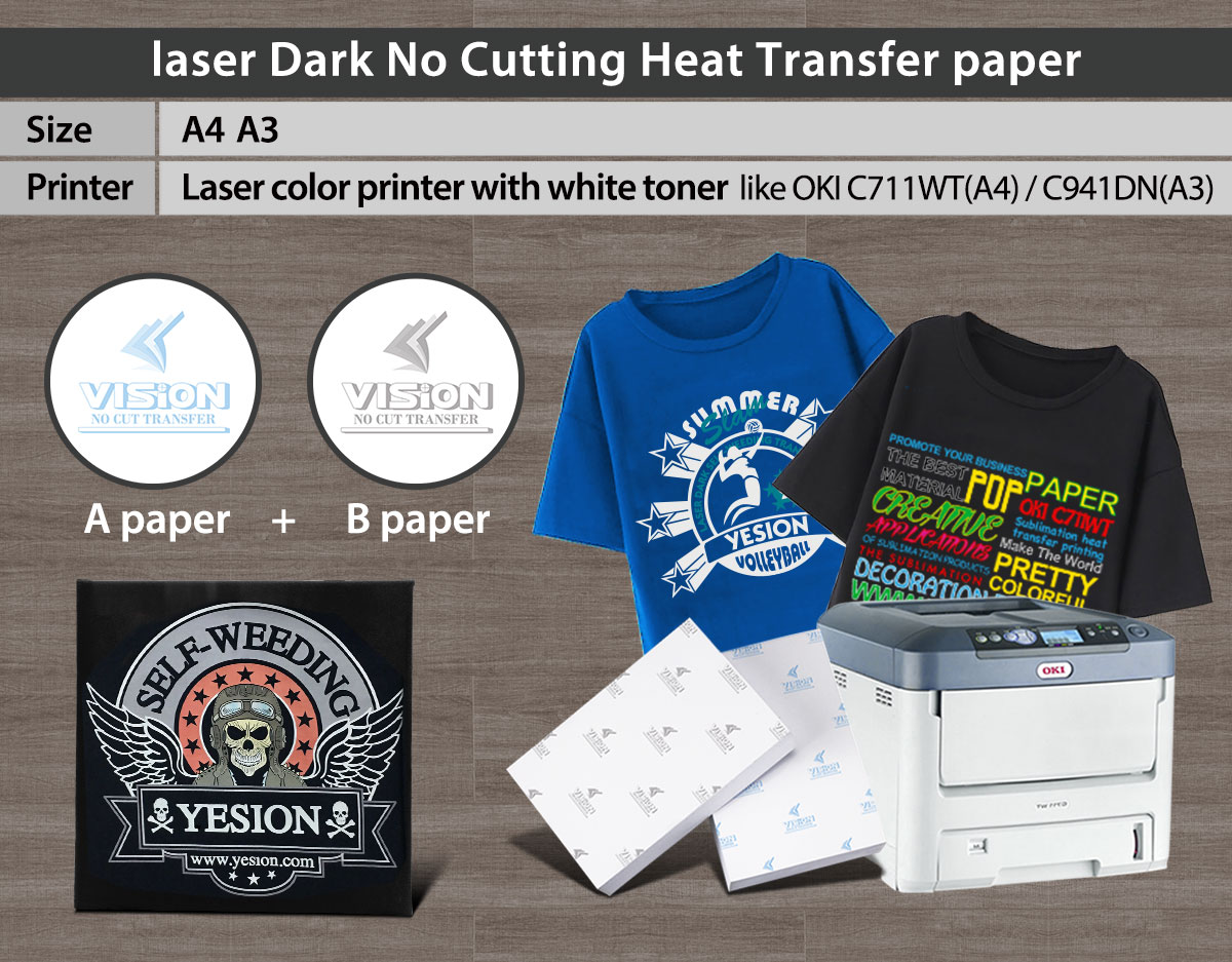 Laser dark hollowed-out transfer paper A paper B paper self-weeding pic 3