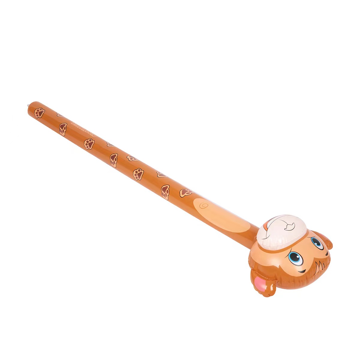 Cartoon inflatable hammer toy PVC children inflatable animal head long stick wholesale inflatable monkey long stick thumbnail