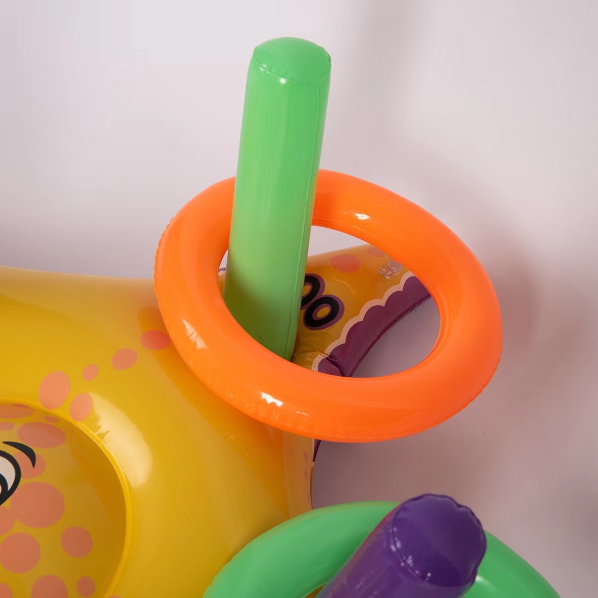 pvc充气圆圈 充气儿童玩具套圈亲子互动套圈 投掷 充气戏水玩具详情8