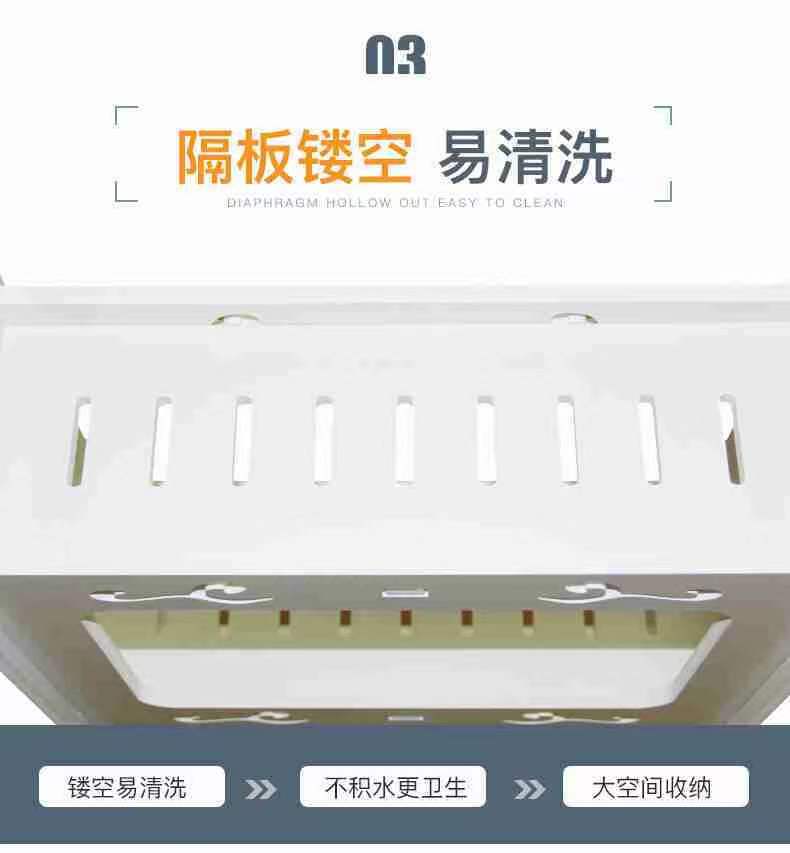 卫生间夹缝置物架浴室厕所马桶缝隙收纳架洗衣机边柜带轮收纳神器详情9