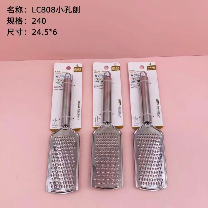 Kitchen stainless steel grater, ginger grater, household manual potato and radish grater, supermarket supply and distribution kitchenware pic 6