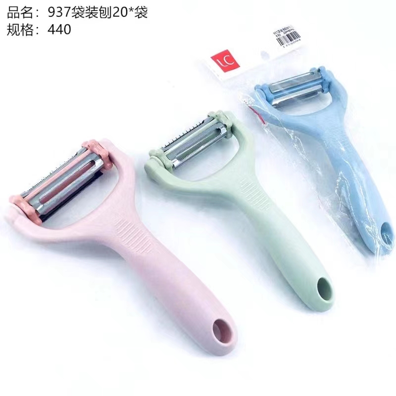 创意家用便携削皮刀不锈钢削皮器塑料手柄刮皮刀刨丝器瓜刨详情15