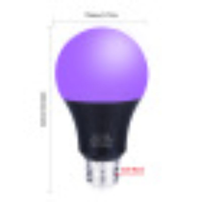 Cross-border exclusive supply of LED bulbs, wide voltage 85-265V ultraviolet UV black bulbs, fluorescent party plastic-coated aluminum bulbs Specification image
