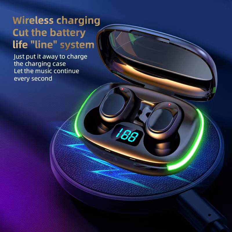 New wireless Bluetooth sports and gaming headphones with lights, wireless charging, running, fitness and gaming, suitable for both men and women. Exclusive Bluetooth headphones for Apple, vivo, opp and Xiaomi pic 8