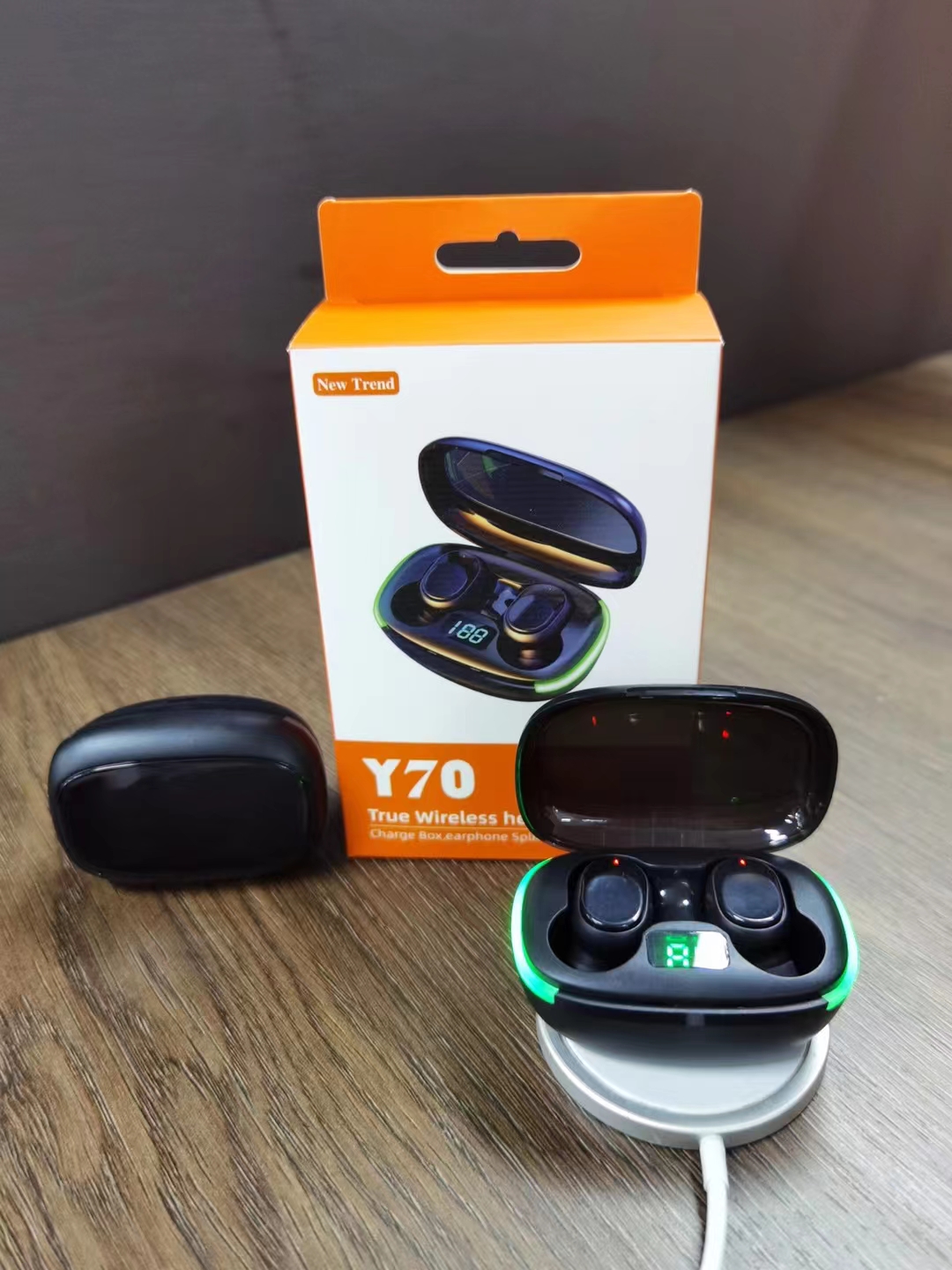 New wireless Bluetooth sports and gaming headphones with lights, wireless charging, running, fitness and gaming, suitable for both men and women. Exclusive Bluetooth headphones for Apple, vivo, opp and Xiaomi pic 10