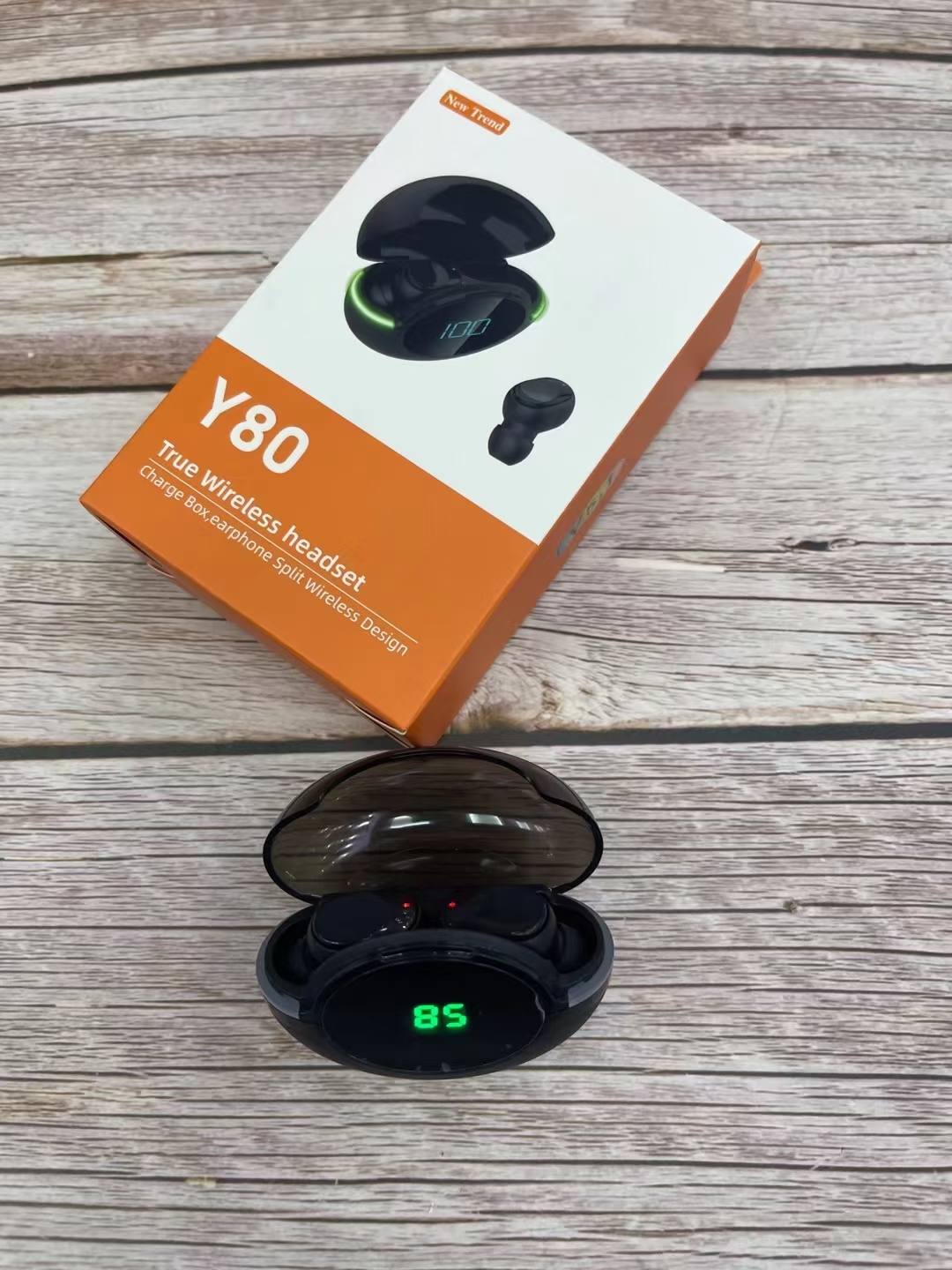 Wireless Bluetooth headphones for fitness and running, suitable for both men and women with digital display pic 2
