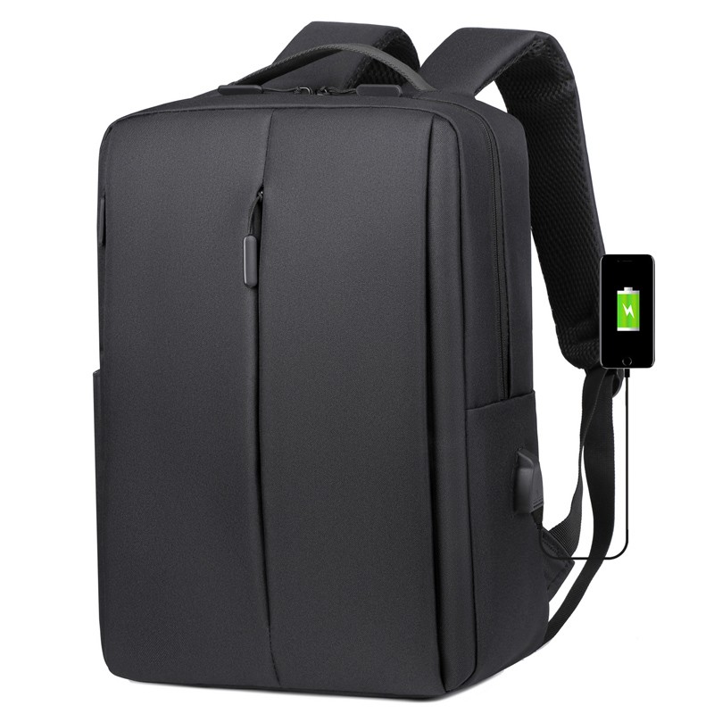 New leisure computer backpack male business backpack Students backpack leisure backpack USB data cable multifunctional bag thumbnail