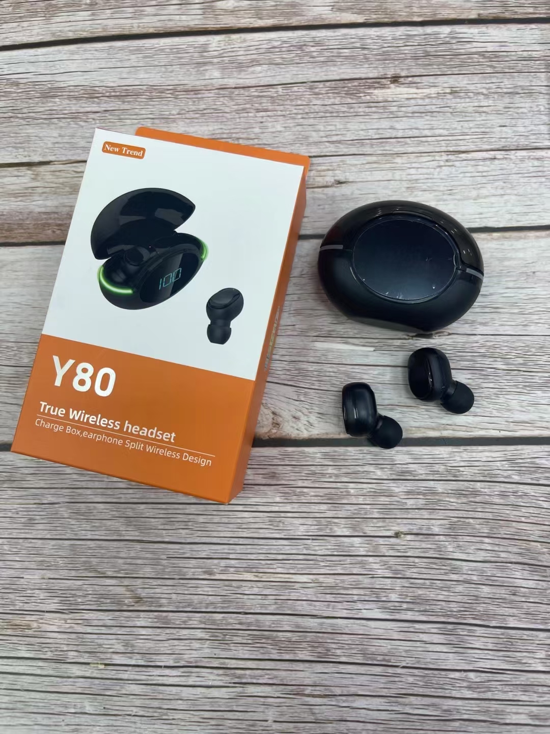 Wireless Bluetooth headphones for fitness and running, suitable for both men and women with digital display pic 5