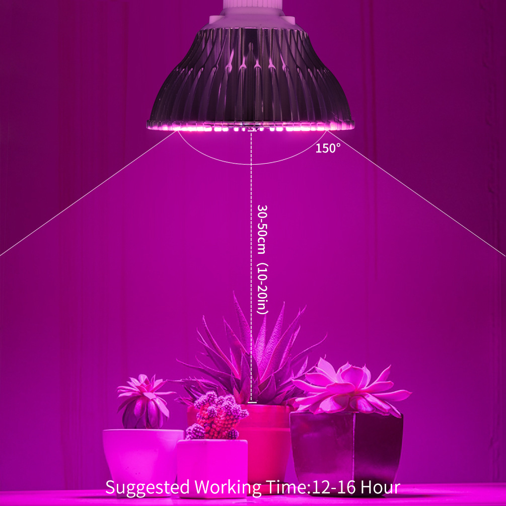Cross border stock led plant light indoor planting green plant succulent fill light color anti-insect plant growth bulb