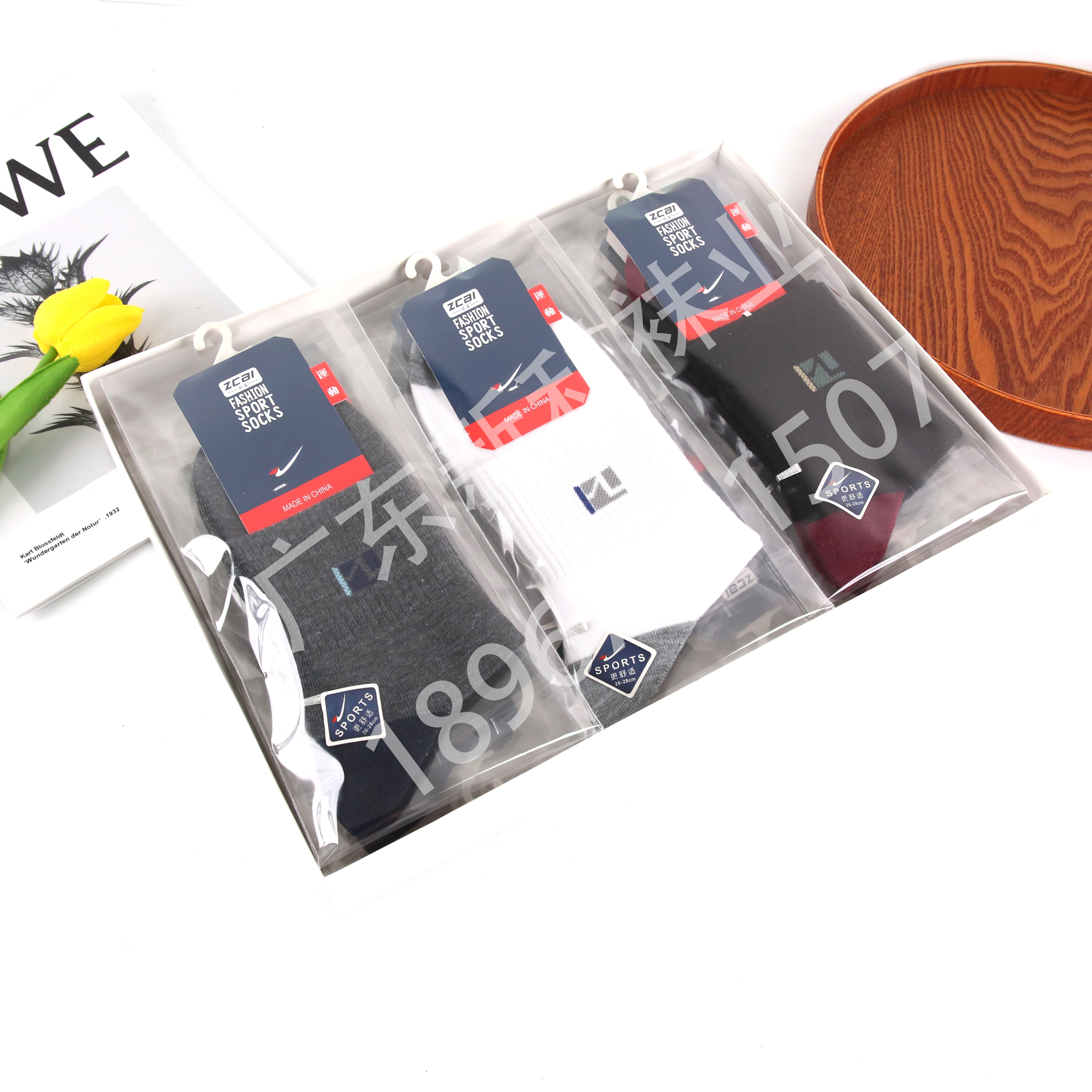 2022 new factory sales 12 pairs of breathable men's socks with comfortable stockings wholesale thumbnail