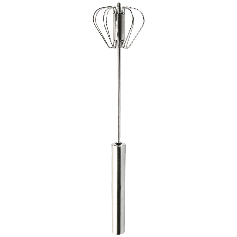Manual 304 stainless steel press semi-automatic egg mixer
