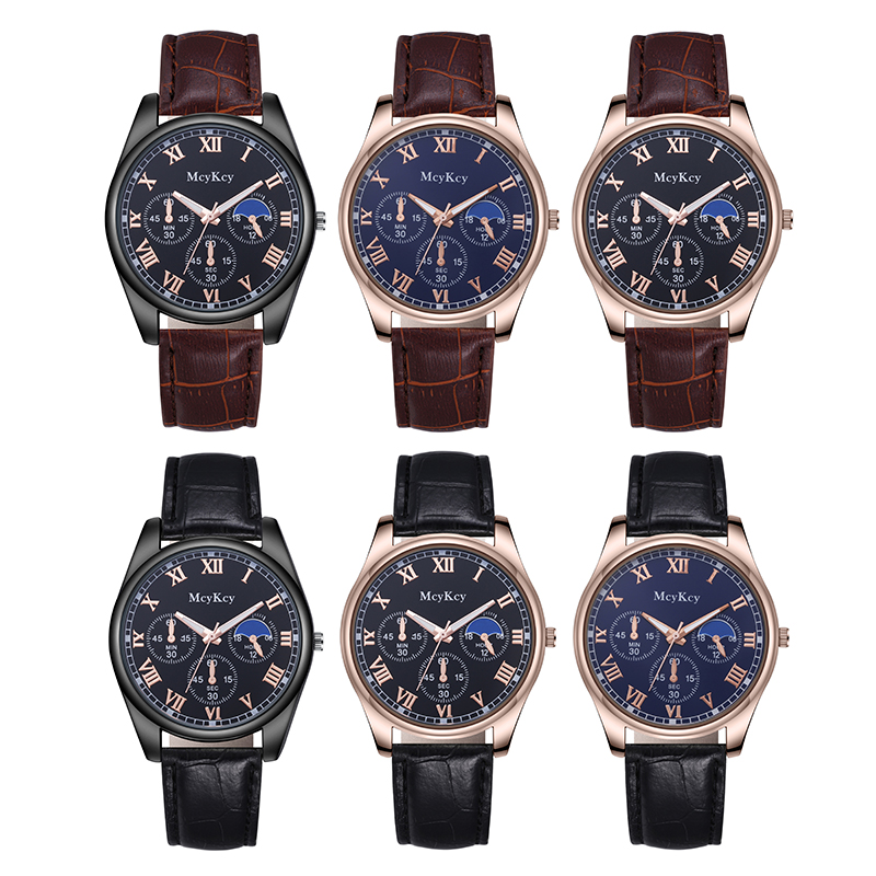 McyKcy品牌手表厂家批发跨境外贸石英表双历防水男士手表抖音男表外贸新款手表定制加工详情10