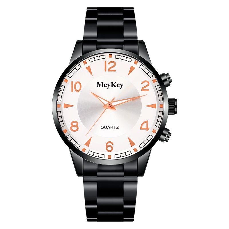 Watch processing custom source manufacturers brand watch factory Fashion steel belt glow-in-the-dark men's watch spot wholesale thumbnail