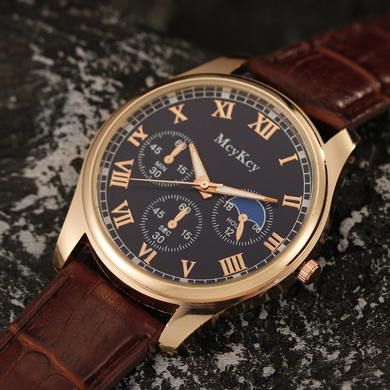 McyKcy品牌手表厂家批发跨境外贸石英表双历防水男士手表抖音男表外贸新款手表定制加工详情8