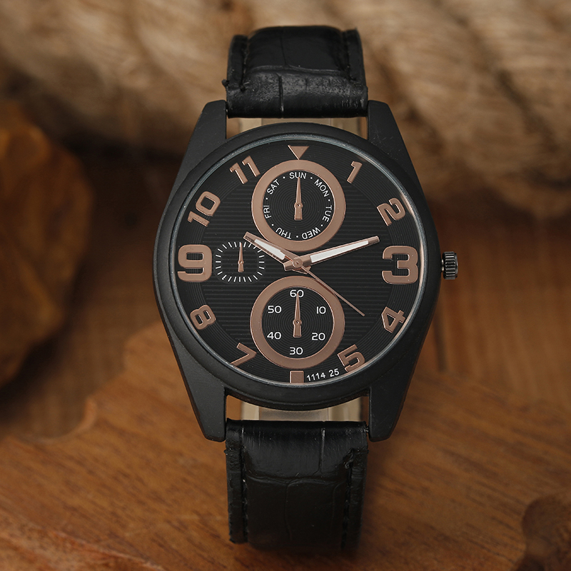 A large quantity of good price a men's watch selling men's watch three eyes night business men's watch thumbnail