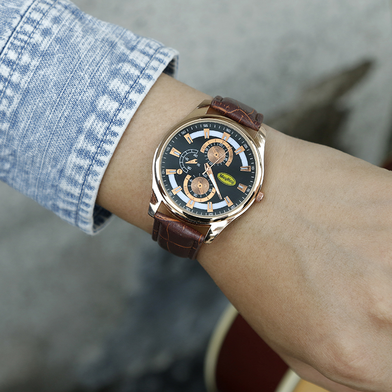 手表工厂直营一件代发品牌手表皮带手表男士手表男表 Watch详情7
