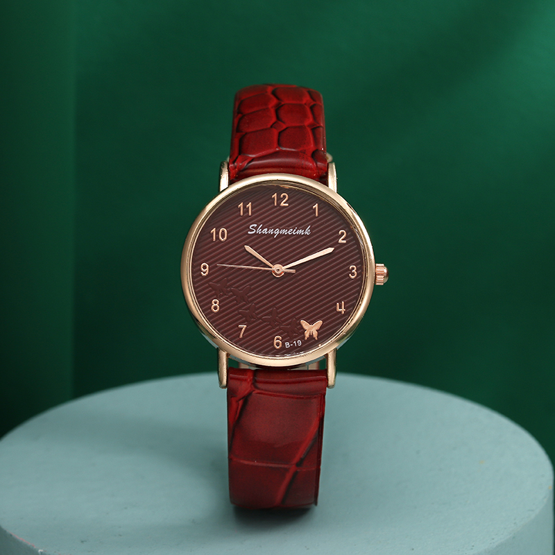 新款品牌手表厂家批发外贸定制石英表防水女士手表女 SHAMGMEIMK Watch 时装表详情13