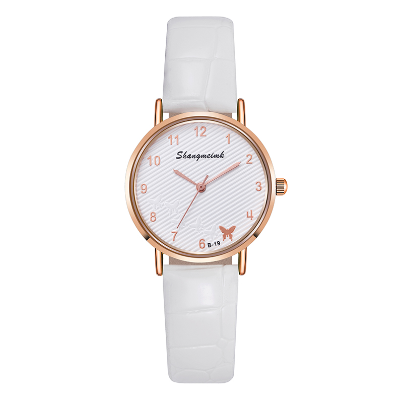 新款品牌手表厂家批发外贸定制石英表防水女士手表女 SHAMGMEIMK Watch 时装表详情5