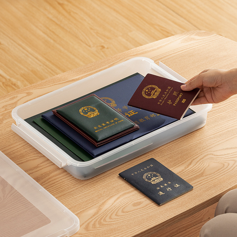Desktop square ID storage box