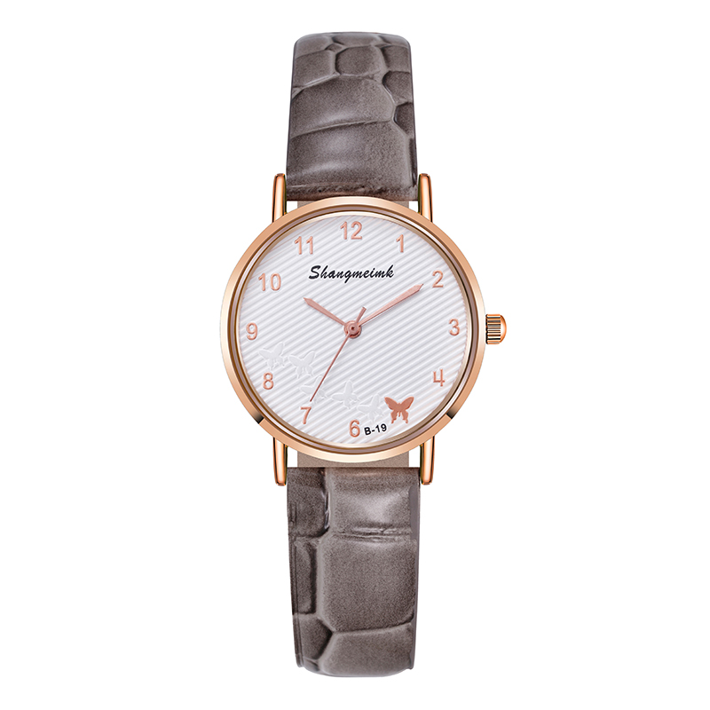 新款品牌手表厂家批发外贸定制石英表防水女士手表女 SHAMGMEIMK Watch 时装表详情6