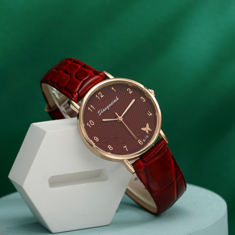 新款品牌手表厂家批发外贸定制石英表防水女士手表女 SHAMGMEIMK Watch 时装表详情15