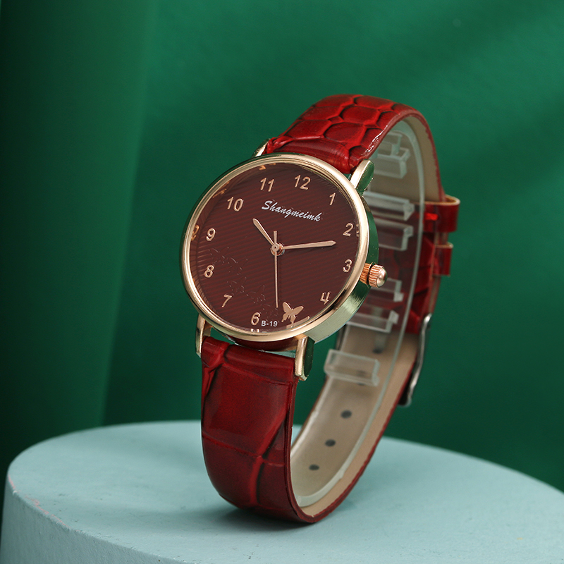 新款品牌手表厂家批发外贸定制石英表防水女士手表女 SHAMGMEIMK Watch 时装表详情16