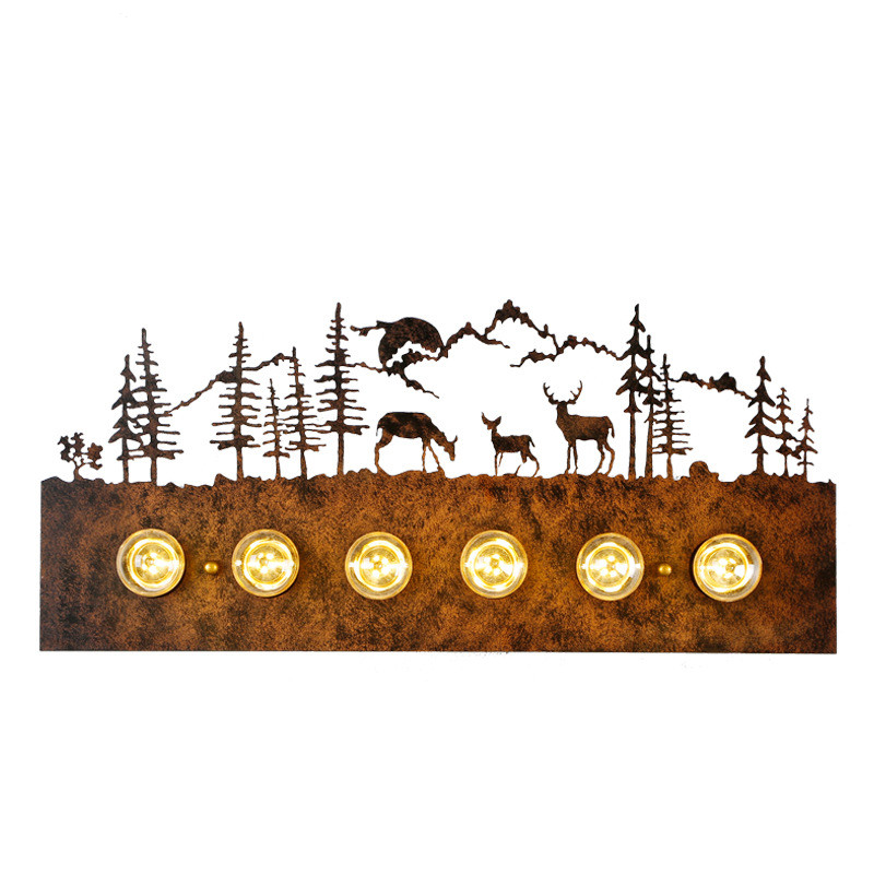 American light living room Dining Room Bedroom balcony Homestay Club Villa cafe wall light