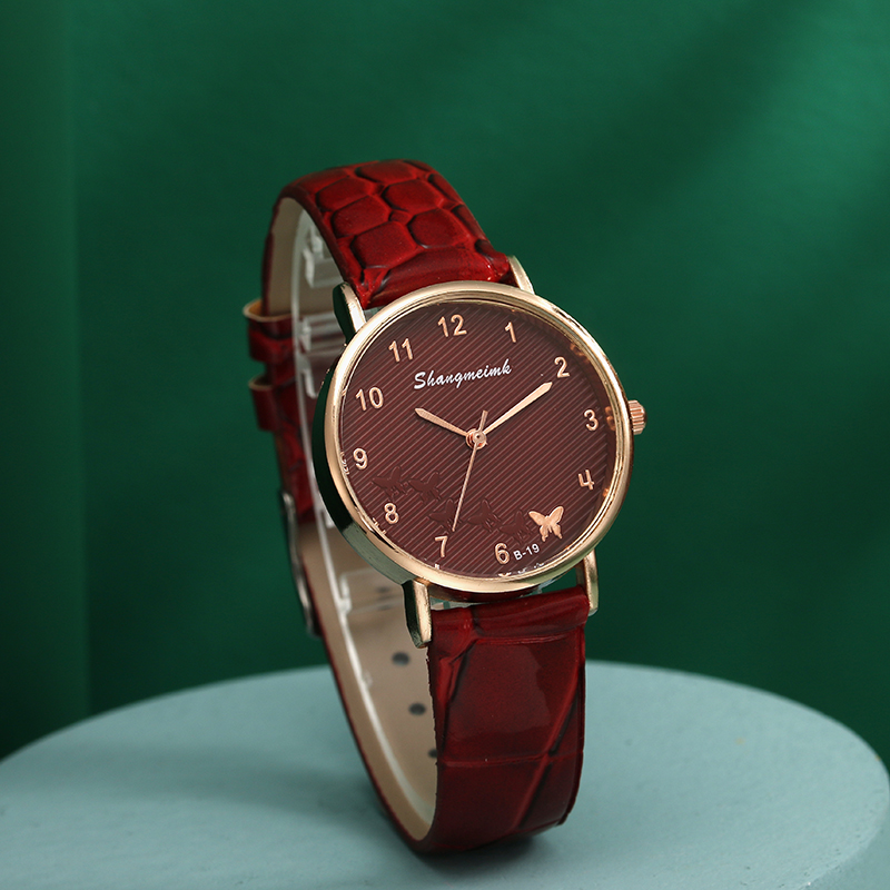 新款品牌手表厂家批发外贸定制石英表防水女士手表女 SHAMGMEIMK Watch 时装表详情12