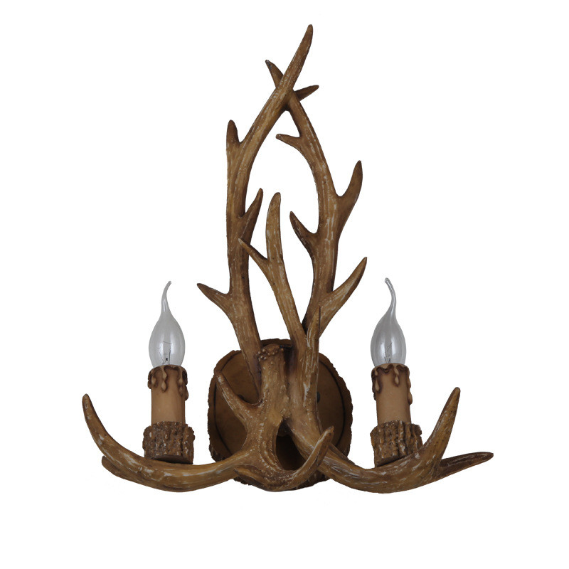 Rural vintage antler lamp Living Room Dining Room Bedroom Homestayvilla antler wall lamp