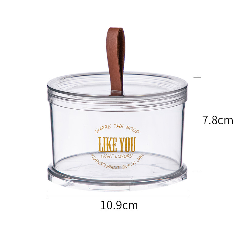 Plastic sealed kitchen jar