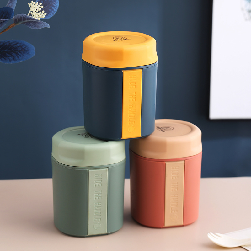 530ml plastic simple lift sealed soup cup
