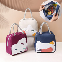 Cartoon portable lunch box thermal bag