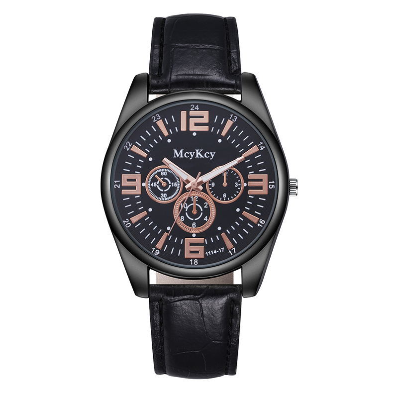 Manufacturers wholesale cross-border foreign trade quartz watch double calendar waterproof men's watch Tiktok men's watch foreign trade new watches custom processing brand watches