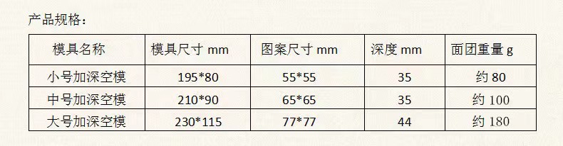 Patterned mold for red bean paste buns and steamed buns, deepened beech wood wooden hollow mold with concave bottom and hollow surface, deepened round wood mold, red bean paste buns, Suzhou-style mooncakes, egg yolk pastries, green rice balls mold, mung bean cake model, printed single-hole noodle mold. pic 1